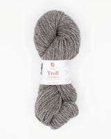 Troll wool yarn (Troll Heathered Medium Brown 02769)
