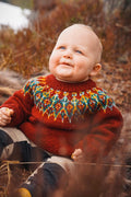 Tusseladd children dark burgundy