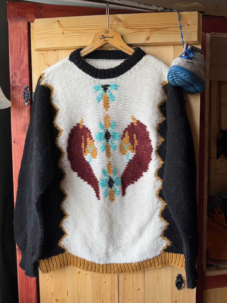 90s horse hvit og svart