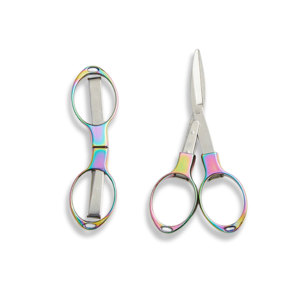 Mindful foldable scissors