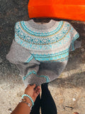 Alasuq mid-season turquoise and medium brown