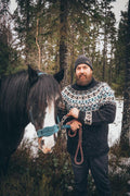 Arktisk sommer POLAR black tweed