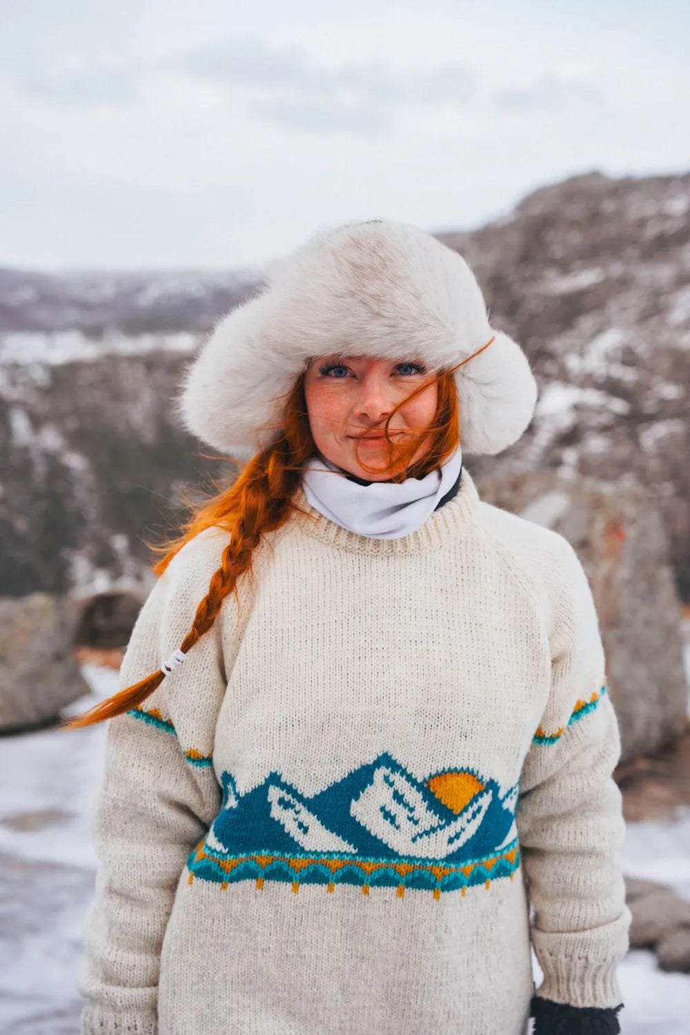 Harila Lhotse hvit fra Villmarksgensere av Linka Neumann