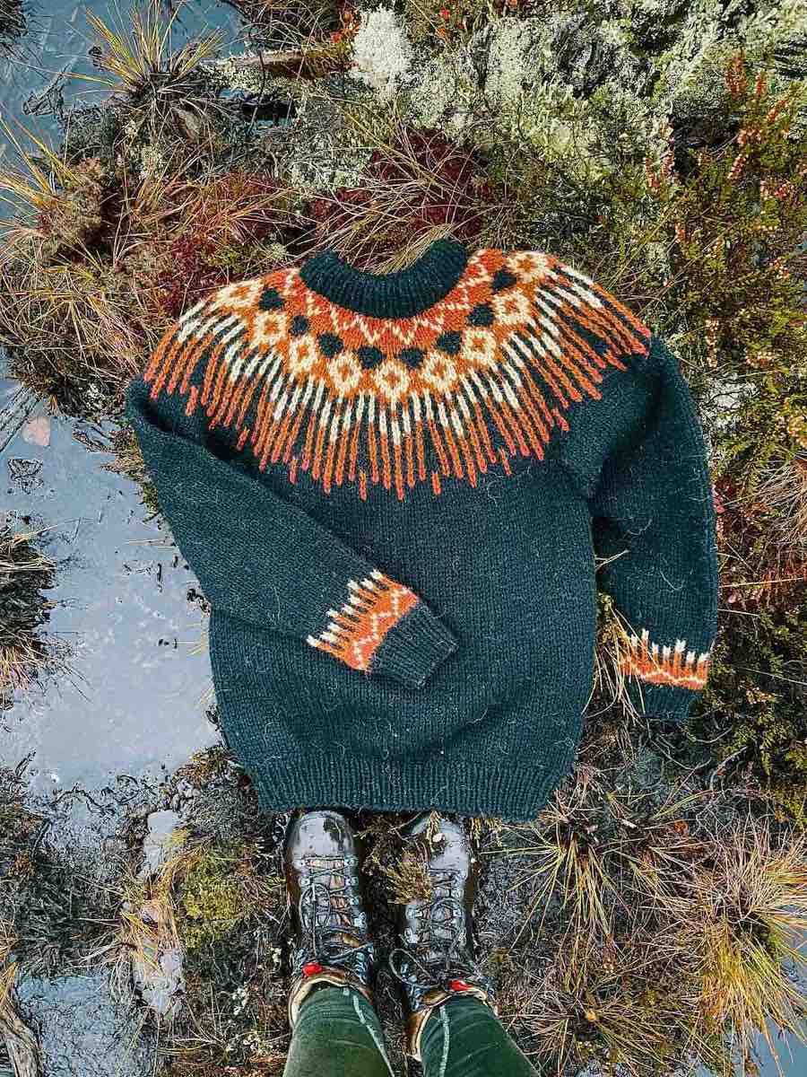 Hopi POLAR svart og cognac
