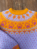 Fjordfolk polar Unicorn purple with mountain passion