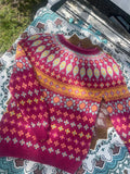 Katmandugenser cerise og mintgrønn