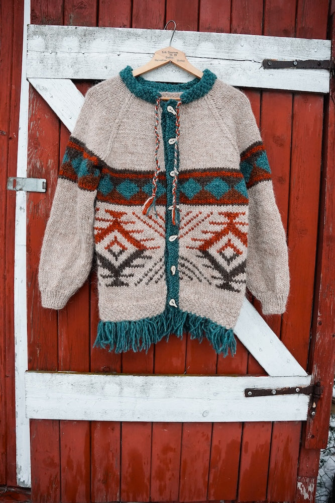 Kobuk kofte wheat heather og teal heather