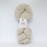 Luna Lamullgarn (Luna lamullgarn melert lys beige 449)