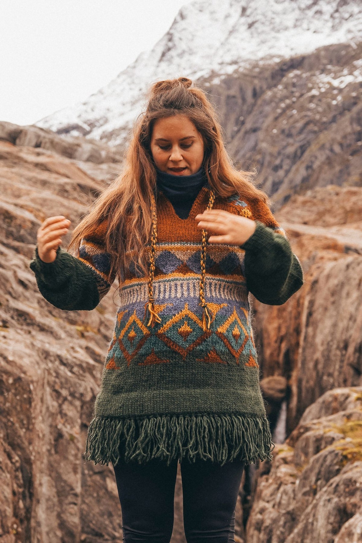 Nenana Sweater Garden Green