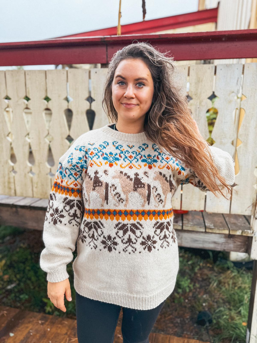 Norwegian Fjord Horse Sweater (digital pattern)