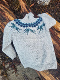 One week sleddog sweater light grey tweed og arctic exposure