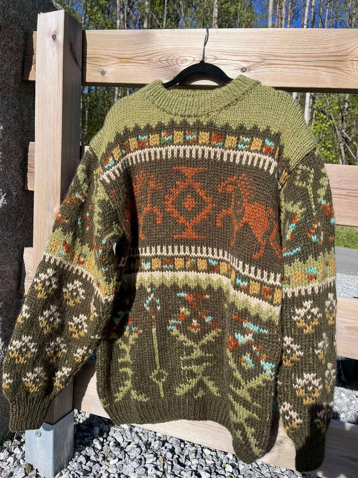 Pinto hestegenser grønn