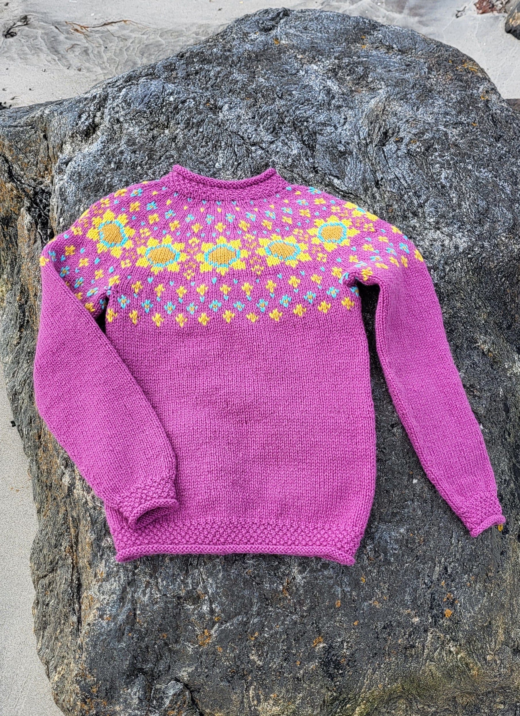 Pokhara polar rosa og gul