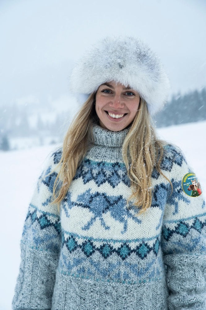 Tufsingdalgenser light grey tweed og arctic exposure