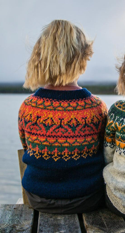 Alasuq barn Rødlig oransje