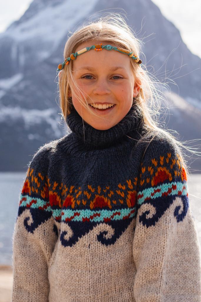 Kviljo Polar genser lys grå