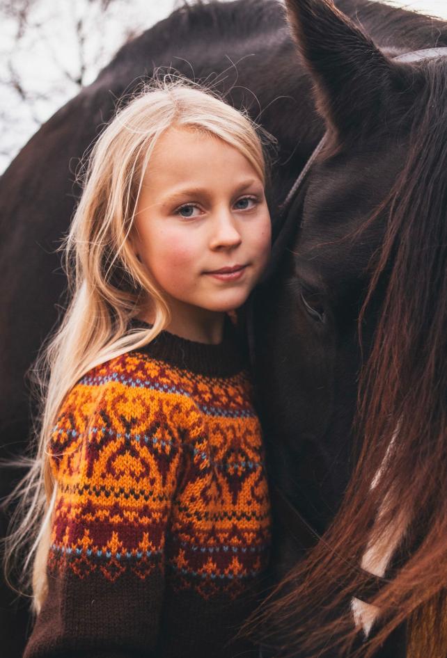 Alasuq barn Mørk brun