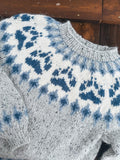 Wilderness Sweater light gray tweed and denim heather