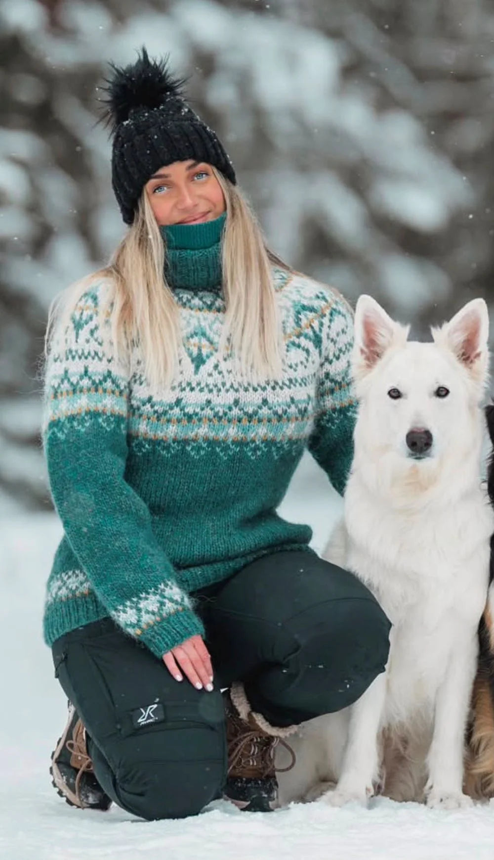 Alasuq Polar teal heather