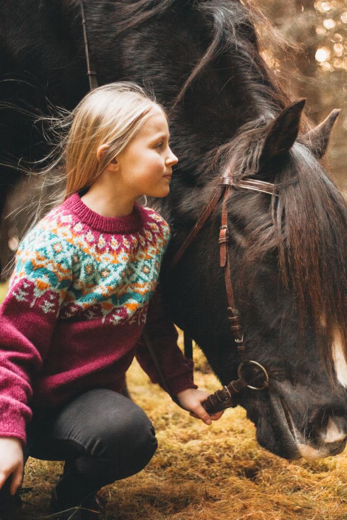 Matoaka barn melert dyp rosa
