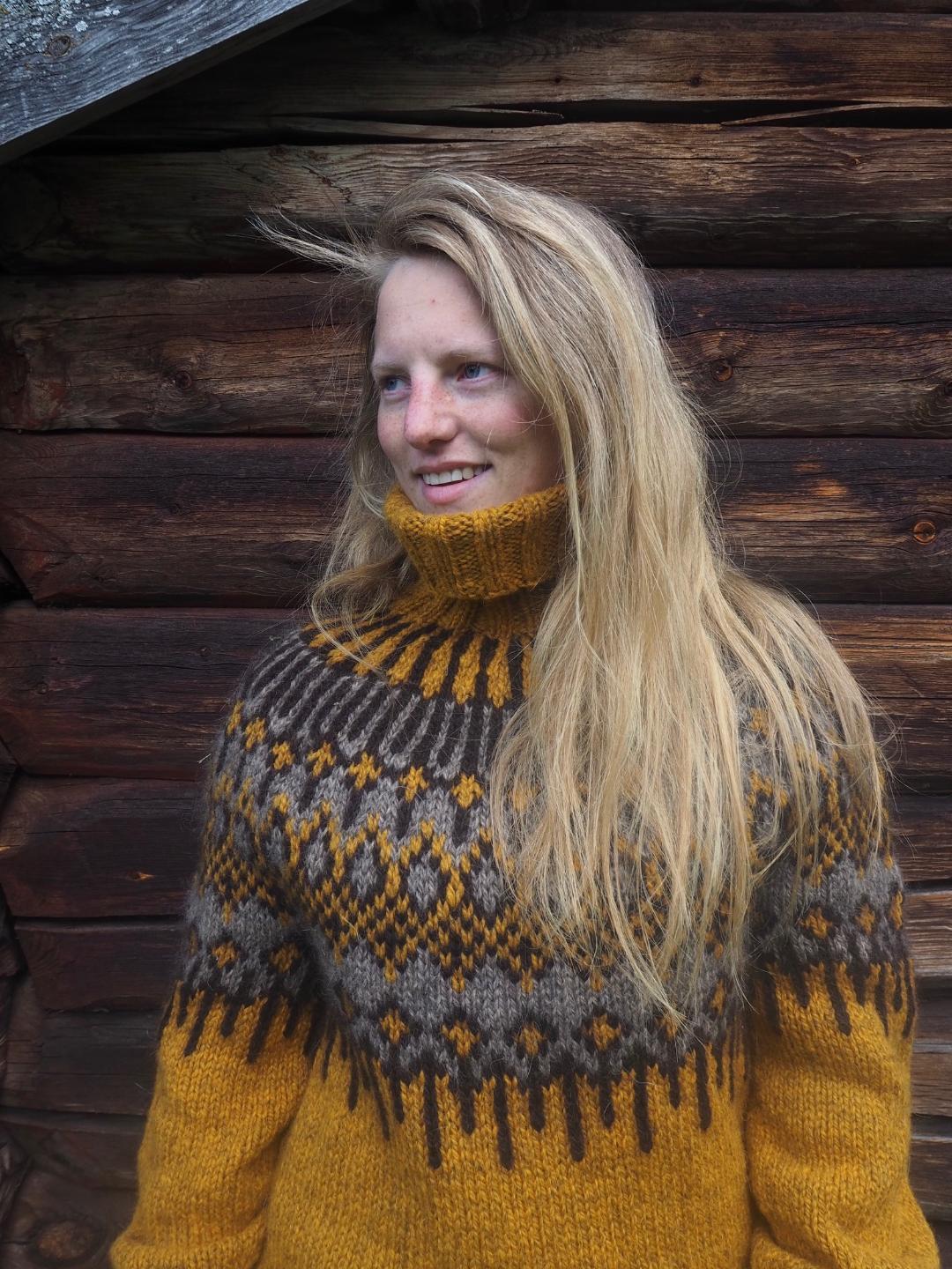 Føyka melert oransje