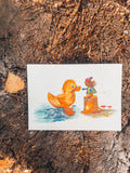 A6 card quack-quack