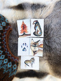 Høstskog 5 pack print