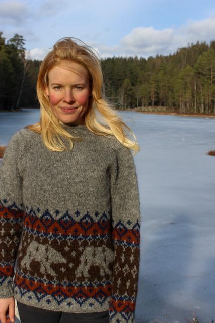 Kvitebjørn naturgrå 4 farger