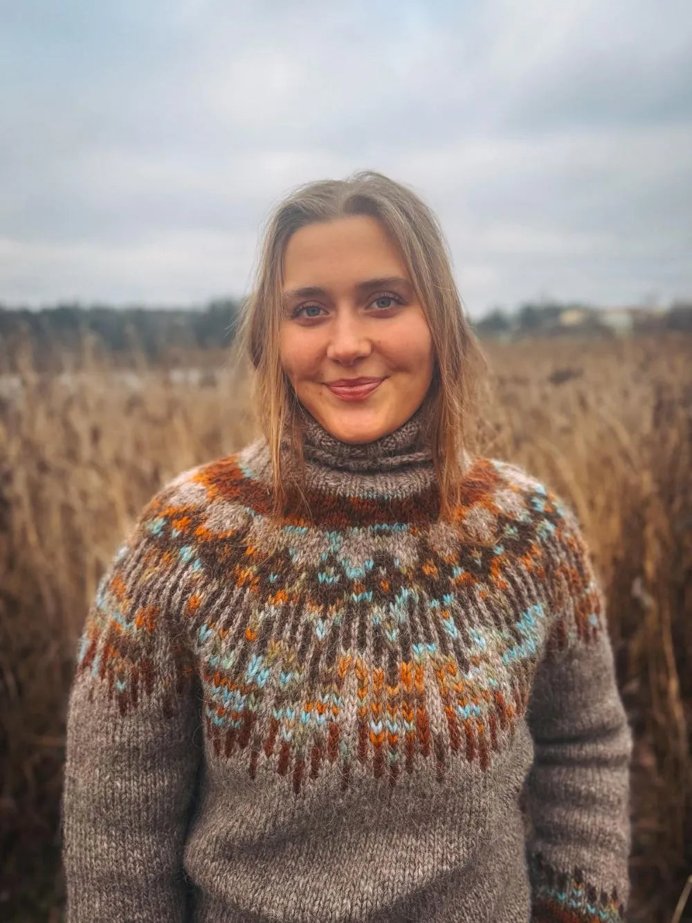 Hopi polar oatmeal heather fra Villmarksgensere av Linka Neumann