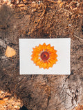A6 card sunflower