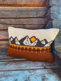 Harila cushion set terracotta and camel