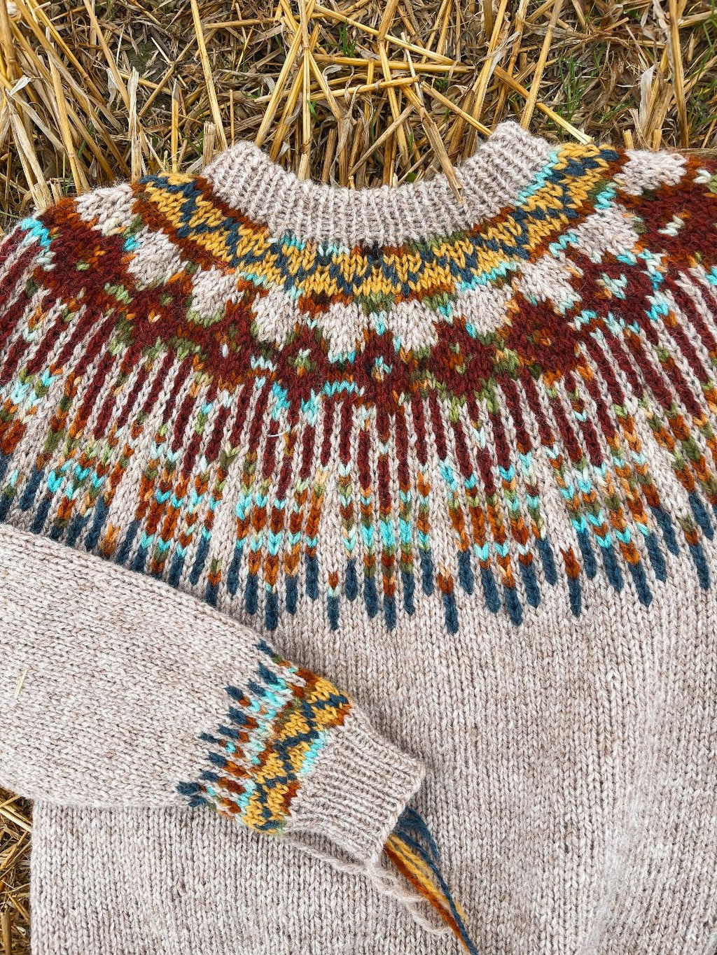 Hopi POLAR beige melert og rust