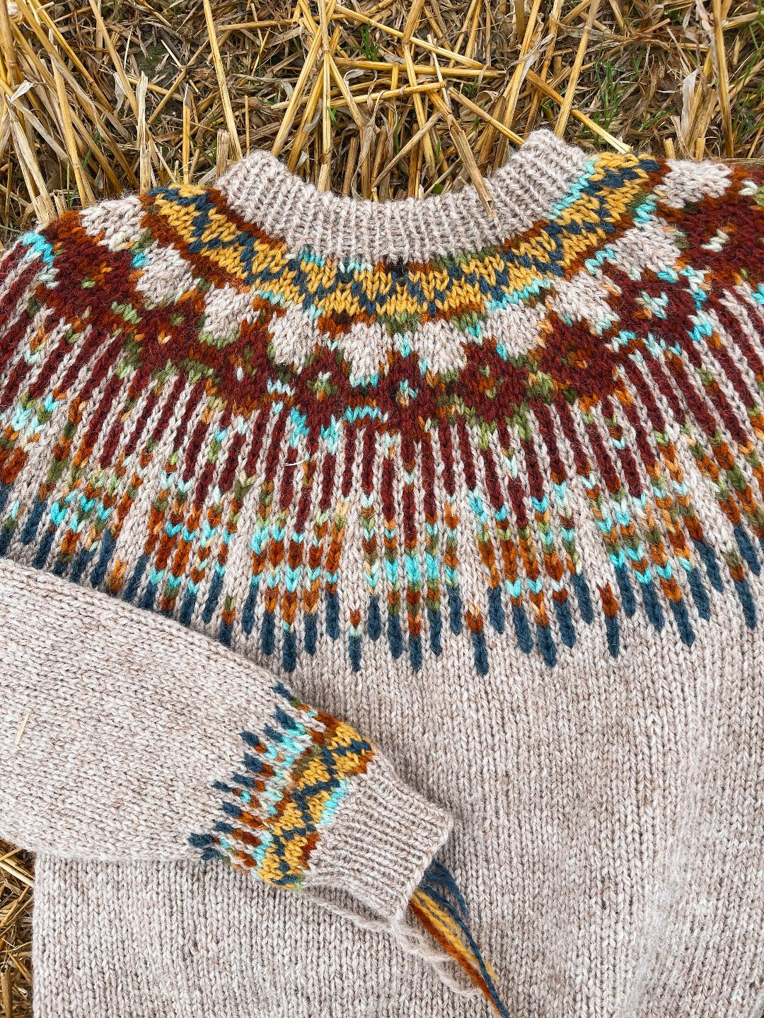 Hopi POLAR beige melert og rust