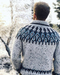 Tusseladd polar grå tweed