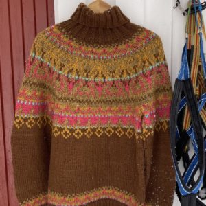 alasuq-brown-and-coral Wilderness Sweaters