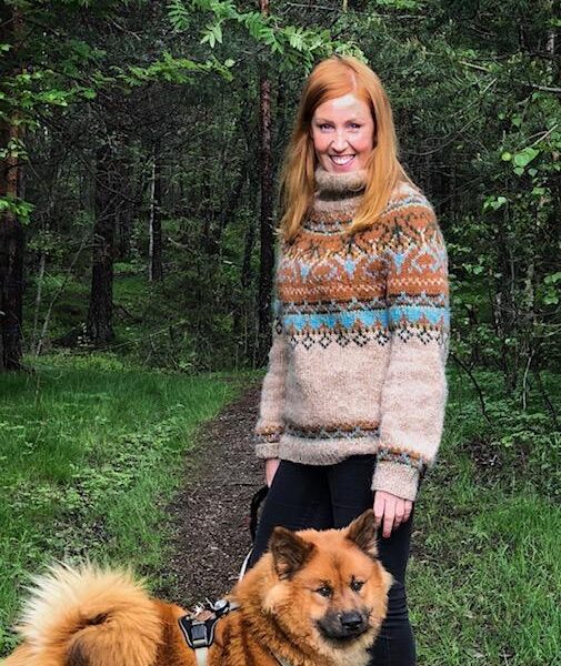 Alasuq Polar wheat heather and amber heather