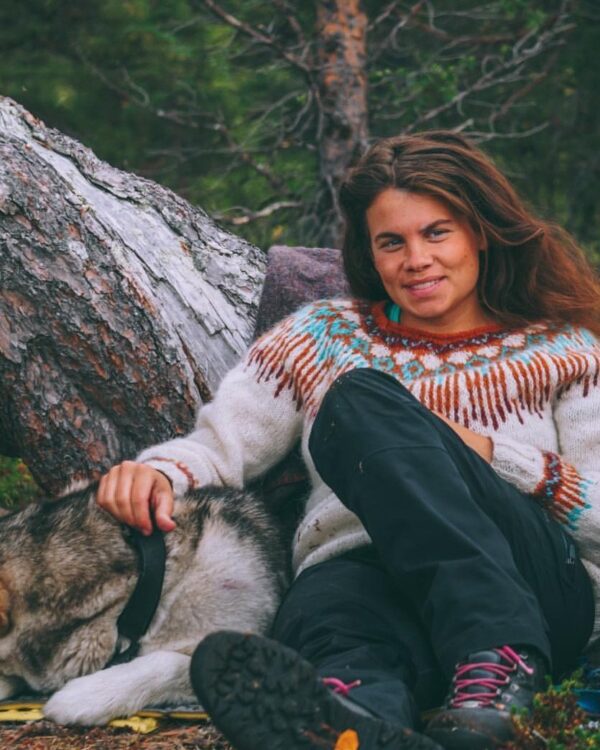 Hopi weiß und orange