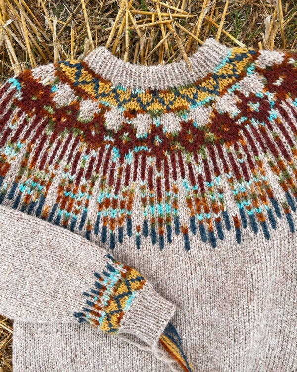 Hopi POLAR Beige meliert und Rost