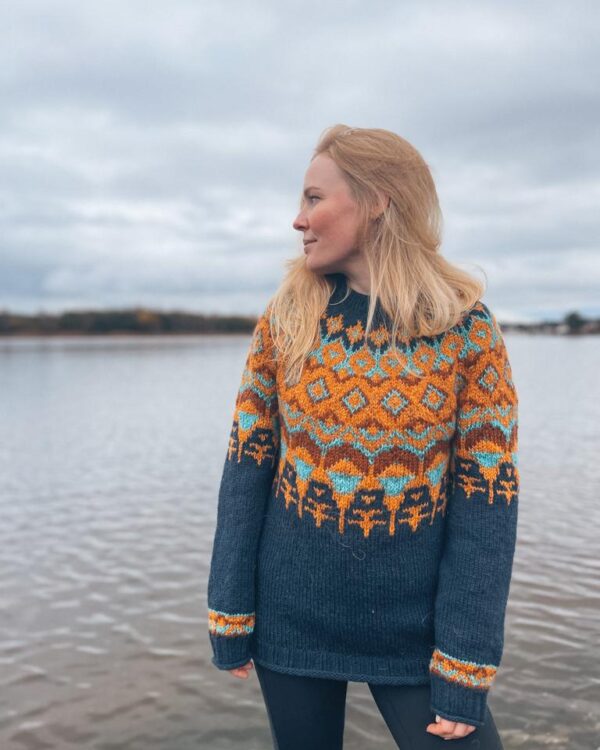 Matoaka rundfelling Mørk gråblå