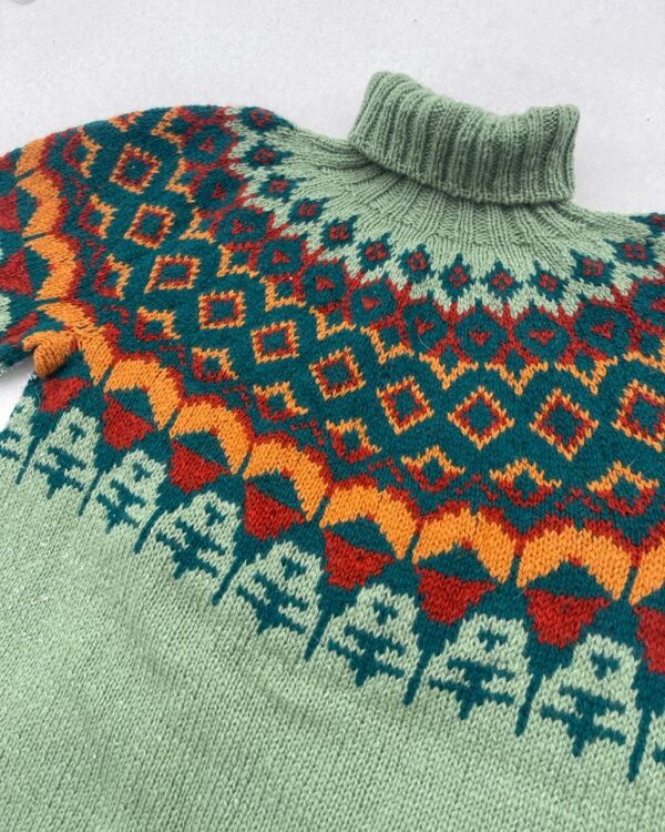 Matoaka rundfelling støvet lys grønn