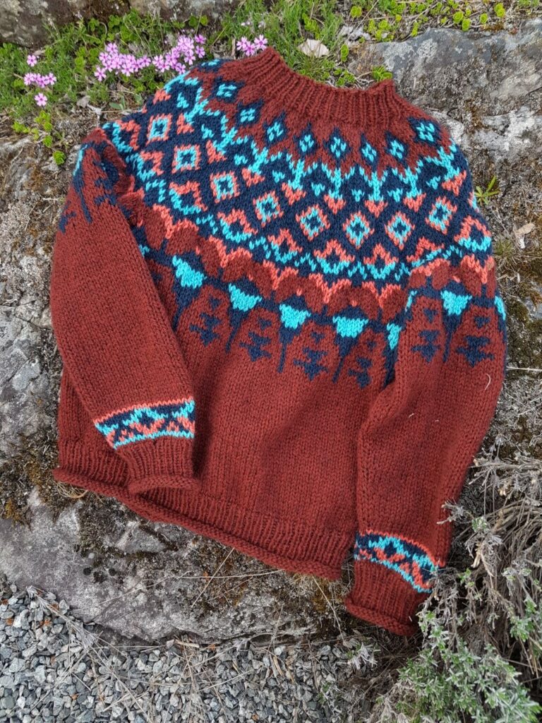 Matoaka POLAR kastanienbrauner Linka Neumann Wilderness Pullover