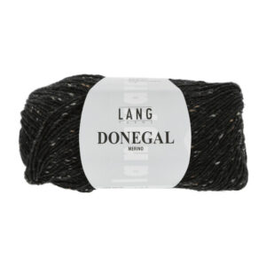 Donegal tweed svart 0070