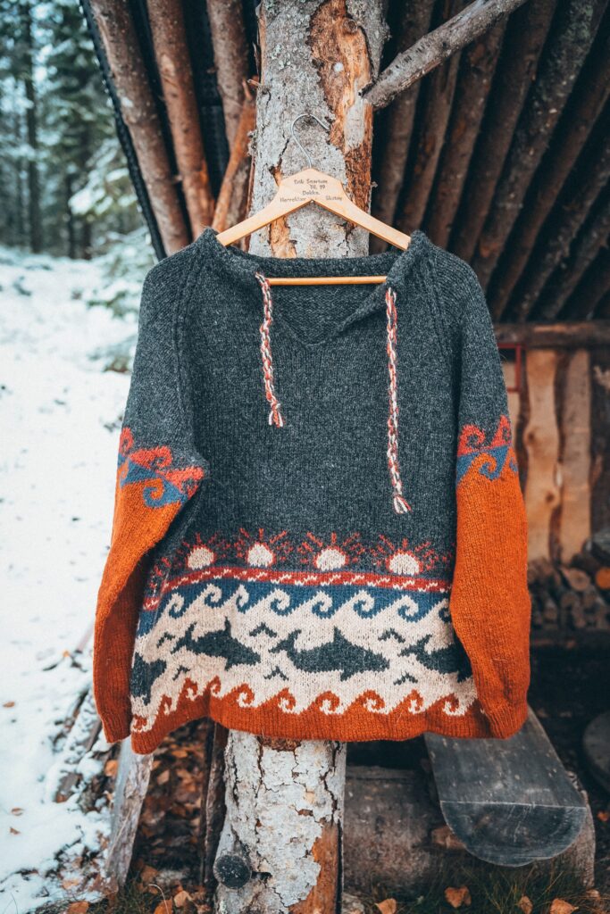 Nature sweater charcoal grey