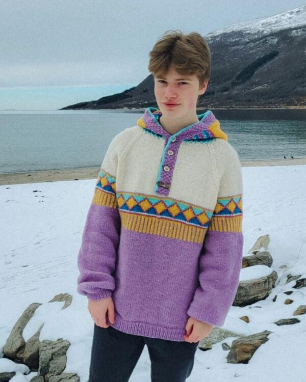 Sørvest genser lavendel