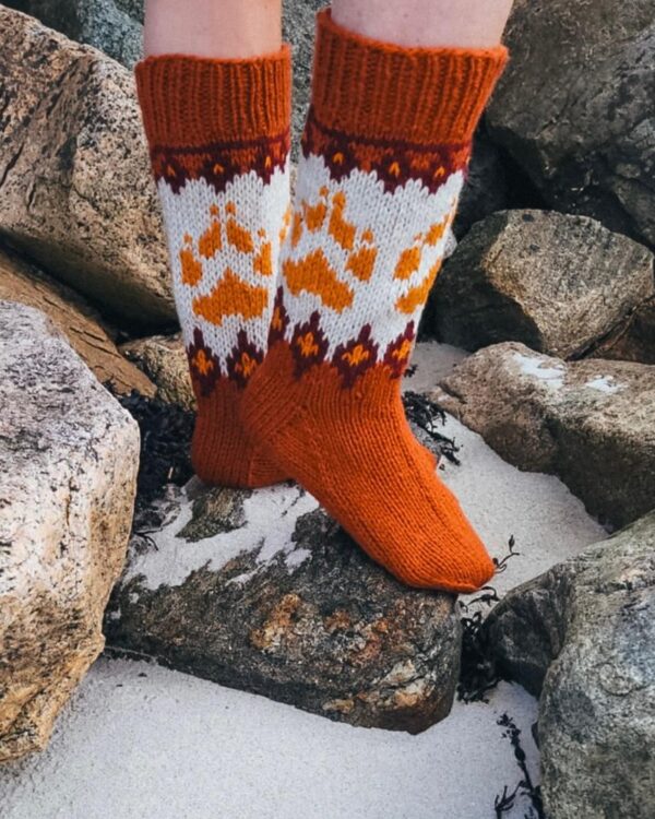 Villmarkssokk av Linka Neumann. Strikk deg dine egne sokker