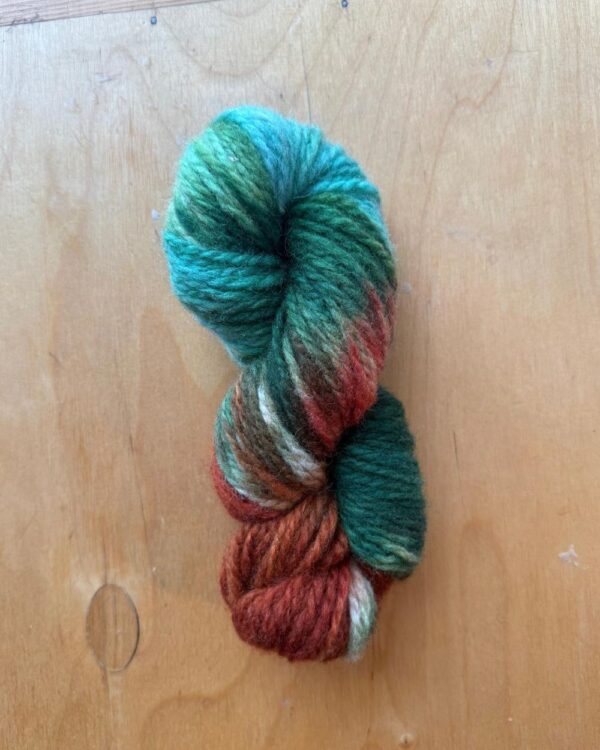 Håndfarget vams rust av Linka Neumann