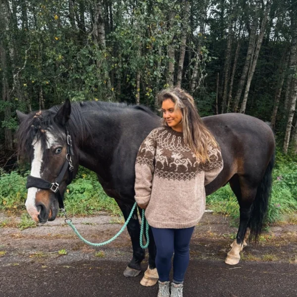 Norse-horse bark melert fra villmarksgensere av Linka Neumann