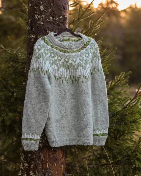 Hopi Polar Mintgrün von Wilderness Sweaters von Linka Neumann