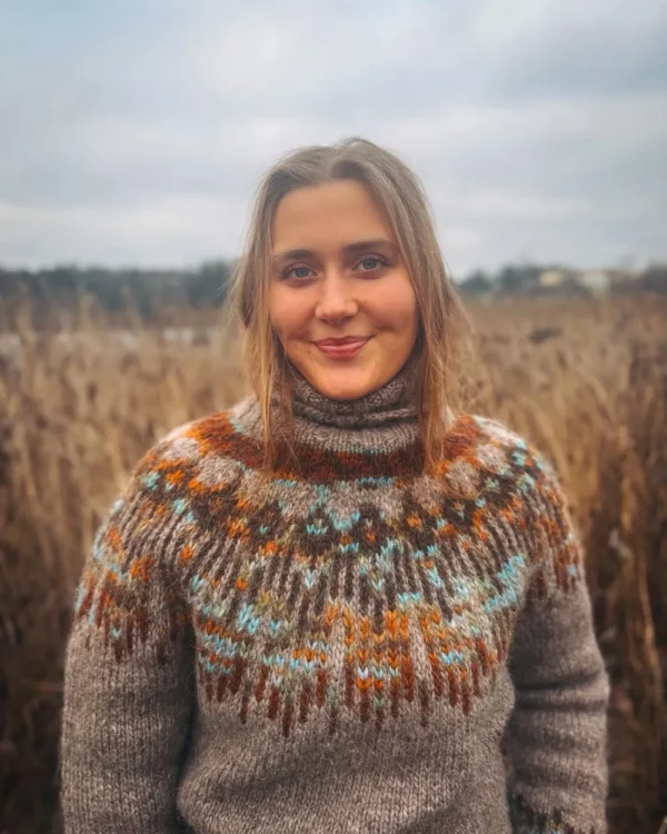 Hopi polar oatmeal heather fra Villmarksgensere av Linka Neumann