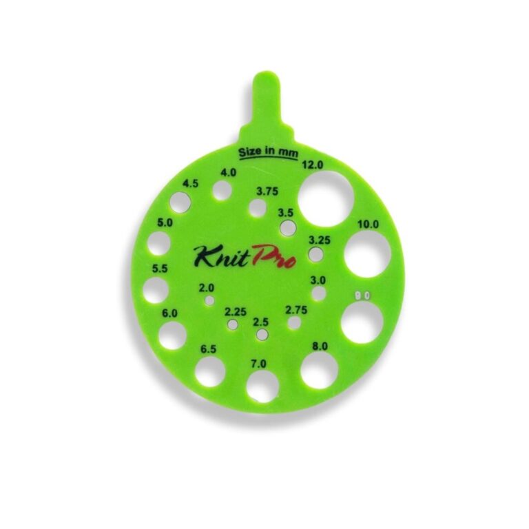 knitpro strikkepinnemåler lime